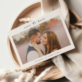 Save The Date Photo simple Mariage