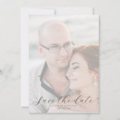 Save The Date Photo simple | MARIAGE (Devant)