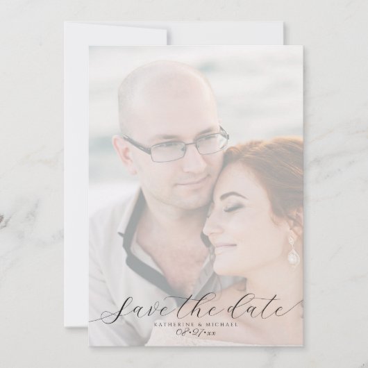 Save The Date Photo simple | MARIAGE (Devant)