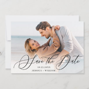 Save The Date PHOTO Simplement Élégante De Mariage