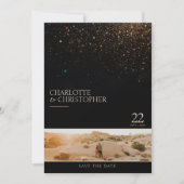 Save The Date Photo Stardust (Devant)