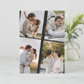 Save The Date Photo Strip Modern Wedding Enregistrer la date (Debout devant)