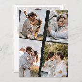 Save The Date Photo Strip Modern Wedding Enregistrer la date (Devant / Derrière)