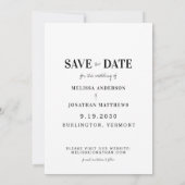 Save The Date Photo Sur Mesure Elle A Dit 10-4 Mariage De L'Appl (Dos)