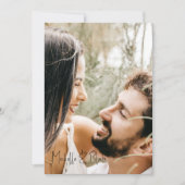 Save The Date Photo Wispy Boho Floral Wedding Enregistrer la dat (Devant)