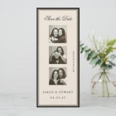Save The Date Photobooth éditorial vintage (Debout devant)