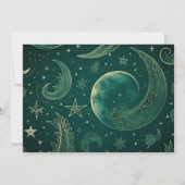 Save The Date PhotoEmerald Vert Or Céleste Mariage (Dos)