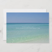 Save The Date Photographie de l'horizon de la plage magnifique a (Dos)