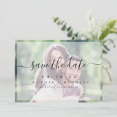 Save The Date Photographie de script simple et moderne enregistr (Debout devant)