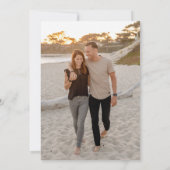 Save The Date Photographie tropicale Plage Destination Mariage (Dos)