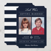 Save The Date Photos Enfants Vieux Classique Style Classic | Mar (Devant / Derrière)