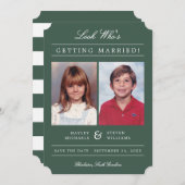 Save The Date Photos Enfants Vieux Classique Style Classic | Sag (Devant / Derrière)