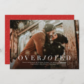 Save The Date Photos horizontales de vacances surprises (Devant / Derrière)