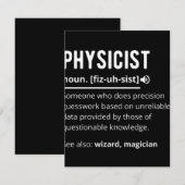 Save The Date physicist (Devant / Derrière)