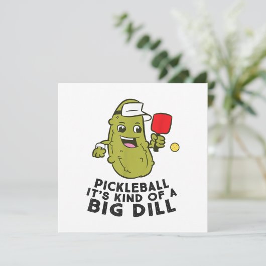 Save The Date Pickleball C'est un genre de Big Dill Pickles Pick (Debout devant)