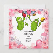 Save The Date Pickleball Enregistrer la date Mariage Drôle invit (Devant)