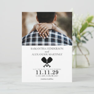 Save The Date Pickleball Love Mariage