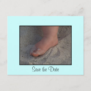 Save The Date Pied bébé