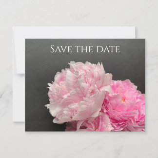 Save The Date Pignon rose avec espace texte