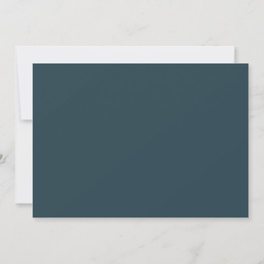 Save The Date Pine Arbre Aquarelle Forêt Mariage rustique (Dos)