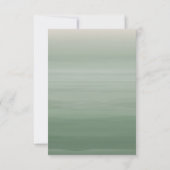 Save The Date Pinecone Vert Aquarelle Mariage Enregistrer La Dat (Dos)