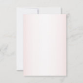 Save The Date Pink Golden Floral Geometric Peach Wedding (Dos)