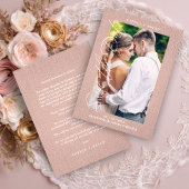 Save The Date Pink Photo Engaged Couple Textile Effect Script