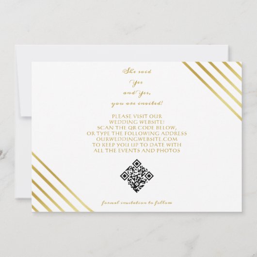 Save The Date Pink Sage Script simple Deux Galerie de photos COD (Dos)