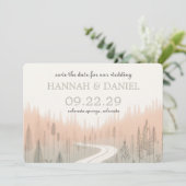 Save The Date Piste de couleurs douces (Debout devant)