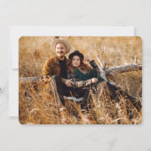 Save The Date Piste de couleurs douces (Dos)