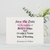 Save The Date Pivoine Rose Clair (Debout devant)