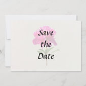 Save The Date Pivoine Rose Clair (Dos)