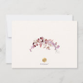 Save The Date PixDezines Aquarelle Autumn Eucalyptus Wreath (Dos)
