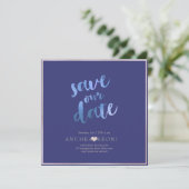 Save The Date PixDezines BOTANICA LOVE SAVE DATE|BLUSH PINK (Debout devant)