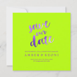 Save The Date PixDezines Date de sauvegarde/Violet Violet/do-it-