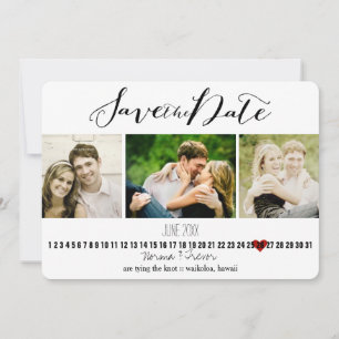 Save The Date PixDezines DIY couleur/enregistrer la date de phot