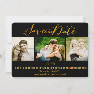 Save The Date PixDezines DIY couleur/enregistrer la date de phot