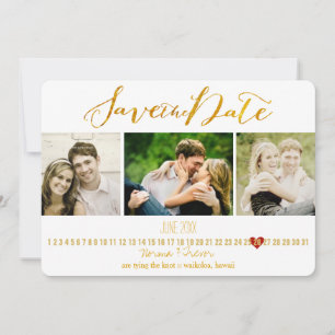 Save The Date PixDezines do-it-yourself couleur/photos enregistr