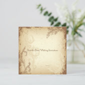 Save The Date PixDezines do-it-yourself vintage+floral (Debout devant)