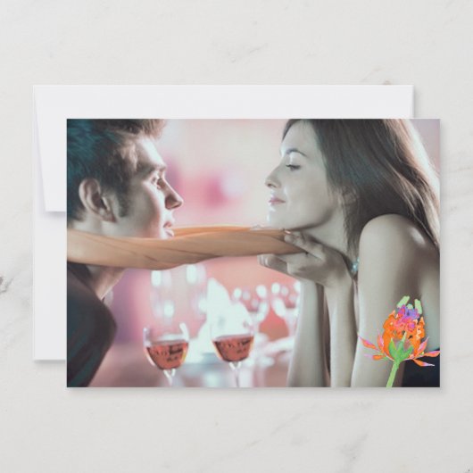 Save The Date PixDezines Enregistrer la date/aquarelle florale/a (Dos)