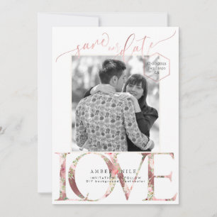 Save The Date PixDezines Enregistrer la date/Botanica Love