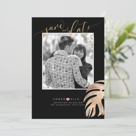 Save The Date PixDezines Enregistrer la date/Botanica Love (Debout devant)