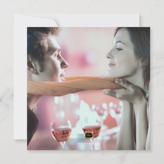 Save The Date PixDezines Enregistrer la date Faux Rose Gold+Marb (Dos)