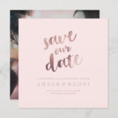 Save The Date PixDezines Enregistrer la date/Rose Gold/do-it-you (Devant / Derrière)