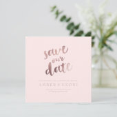 Save The Date PixDezines Enregistrer la date/Rose Gold/do-it-you (Debout devant)