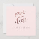 Save The Date PixDezines Enregistrer la date/Rose Gold/do-it-you (Devant)