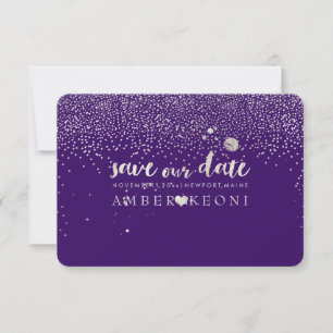 Save The Date PixDezines Faux Argent/Enregistrer la date/Couleur