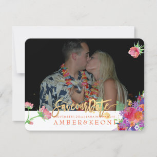 Save The Date PixDezines Floral Watercolor/Pansies/enregistrer n