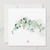 Save The Date PixDezines H2 Vert Eucalyptus Enregistrer La Date (Dos)