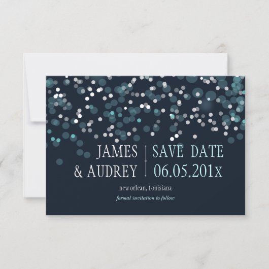 Save The Date PixDezines hiver enregistrer la date/DIYcolor (Devant)
